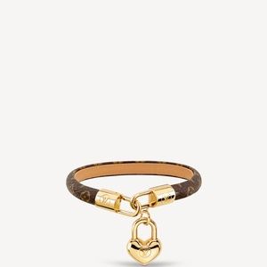 Louis Vuitton Circle Bicolor Leather Braided Bracelet